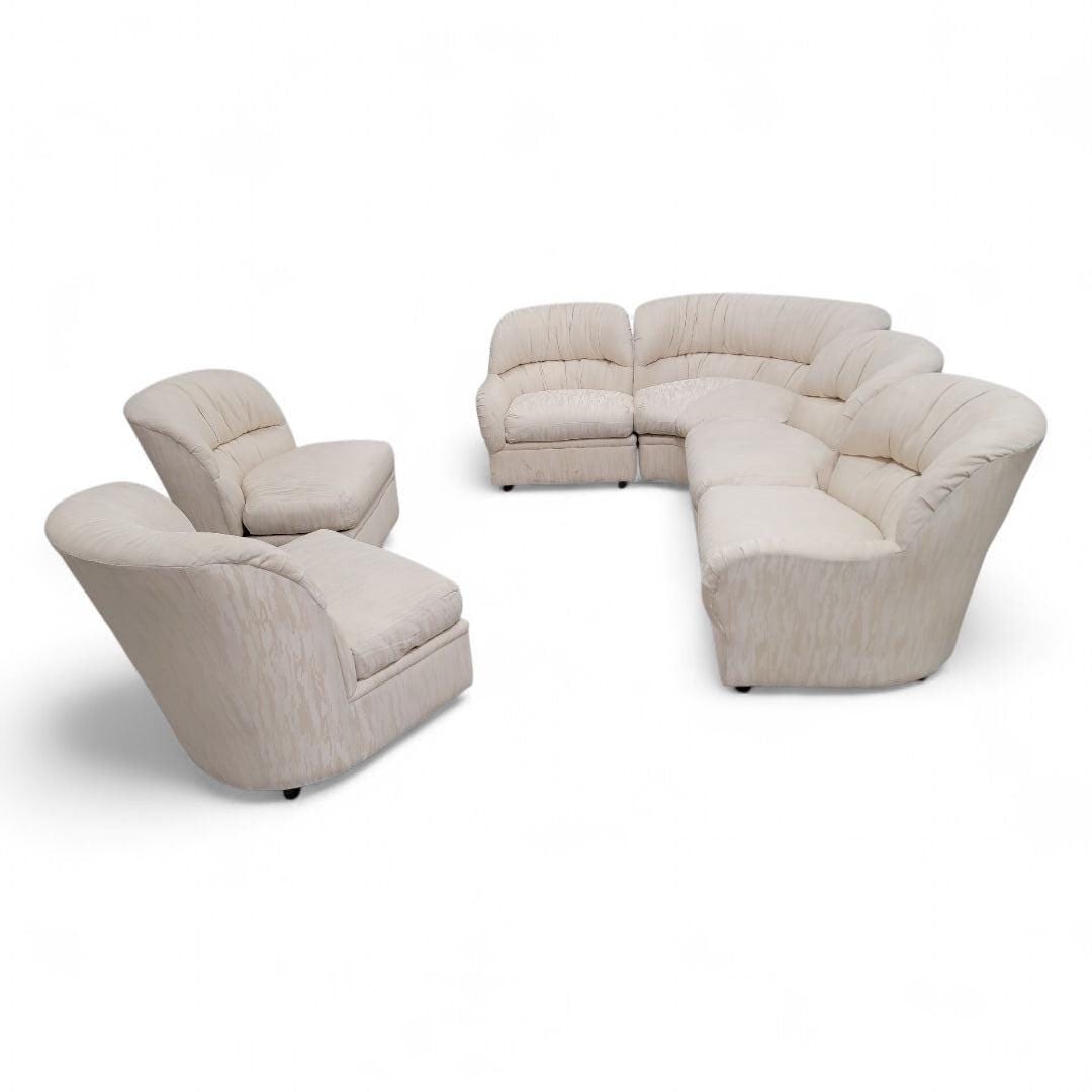 Postmodern 6 Piece Modular Section Sofa by Drexel - 4