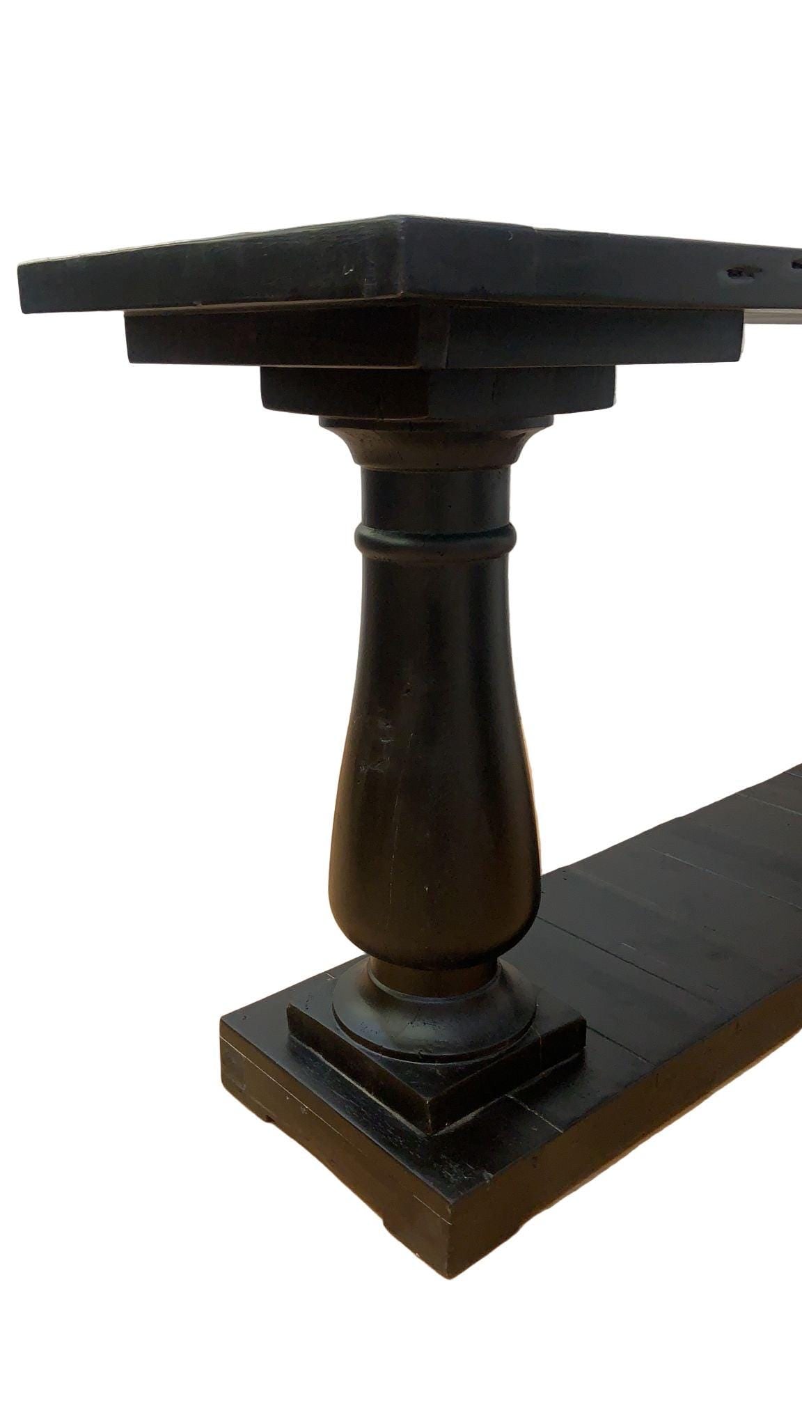 Vintage Ebonized Console Table by Restoration Hardware - 5