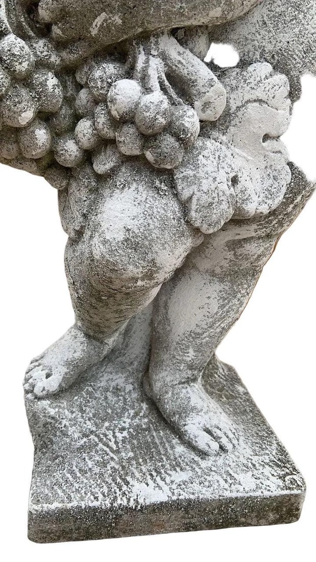 Vintage Neoclassical Style Cherub/Putti Garden Statue - 5