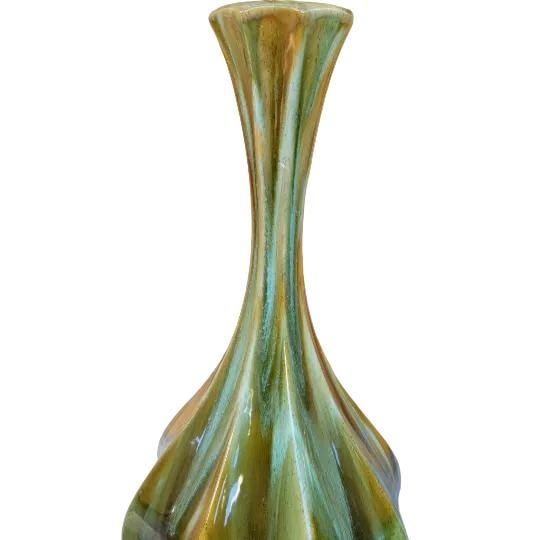 Vintage Retro Green Table Lamp - Pair - 3