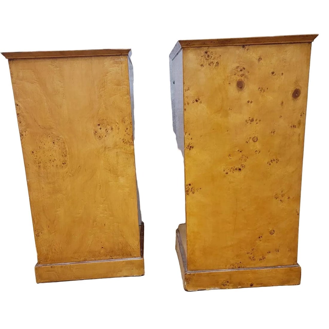 Antique Biedermeier Style Console Table with Two Side Chests - 4