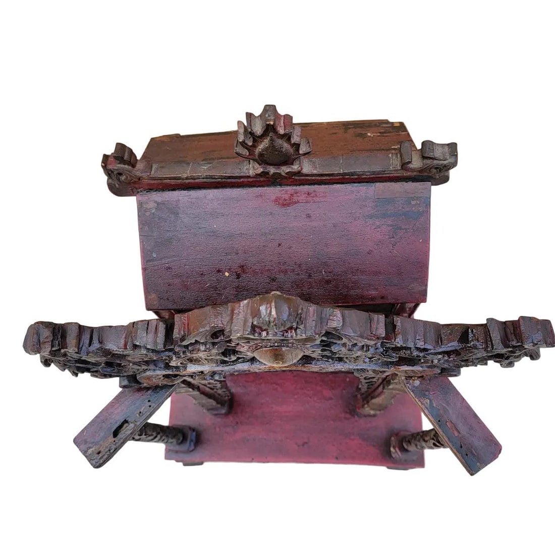 Antique Authentic Chinese Shrine - 6
