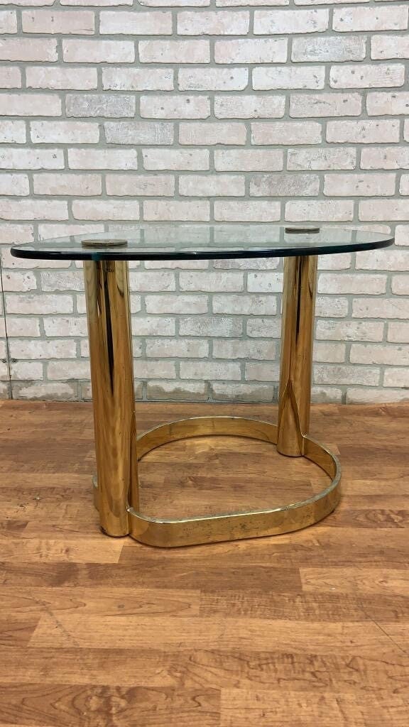 Hollywood Regency Console Table & Side Table by Leon Rosen for Pace - 5