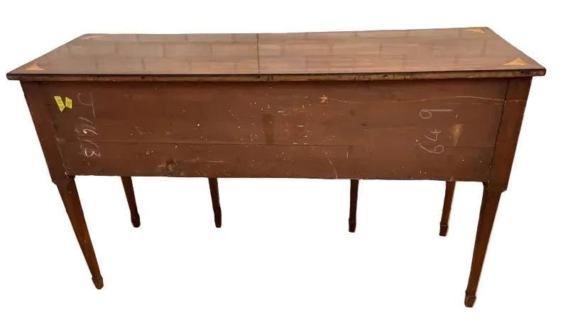 Antique Federal Style Mahogany Inlaid Spade Foot Sideboard - 8