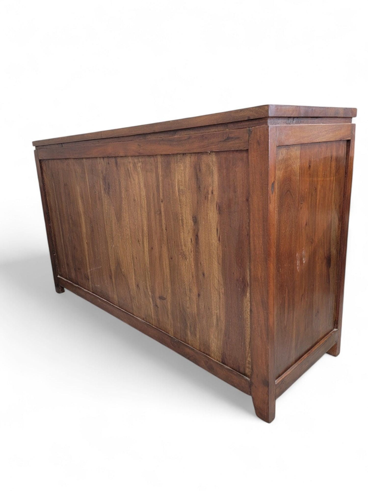 Vintage Rustic Reclaimed Barnwood Sideboard - 5