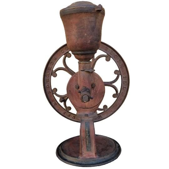 Antique Cast Iron Elgin National Coffee Mill Grinder #40 - 9