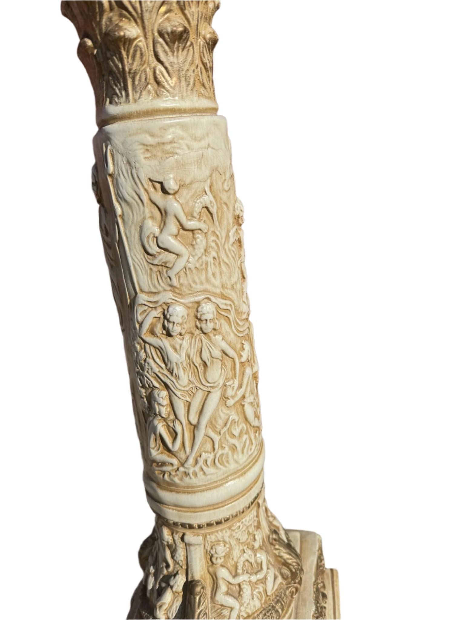 Vintage Neoclassical Style Roman Pedestal - 2