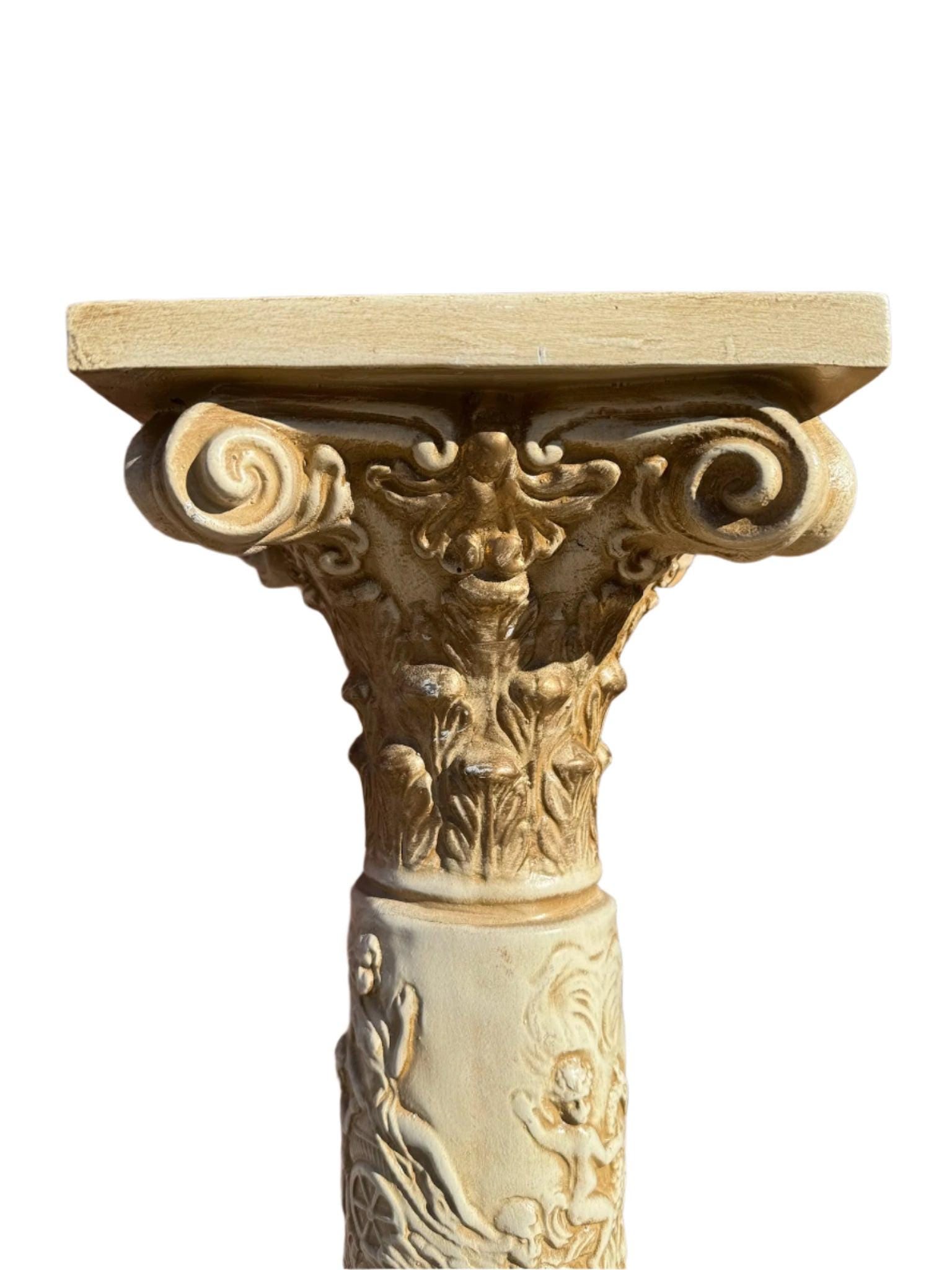 Vintage Neoclassical Style Roman Pedestal - 7