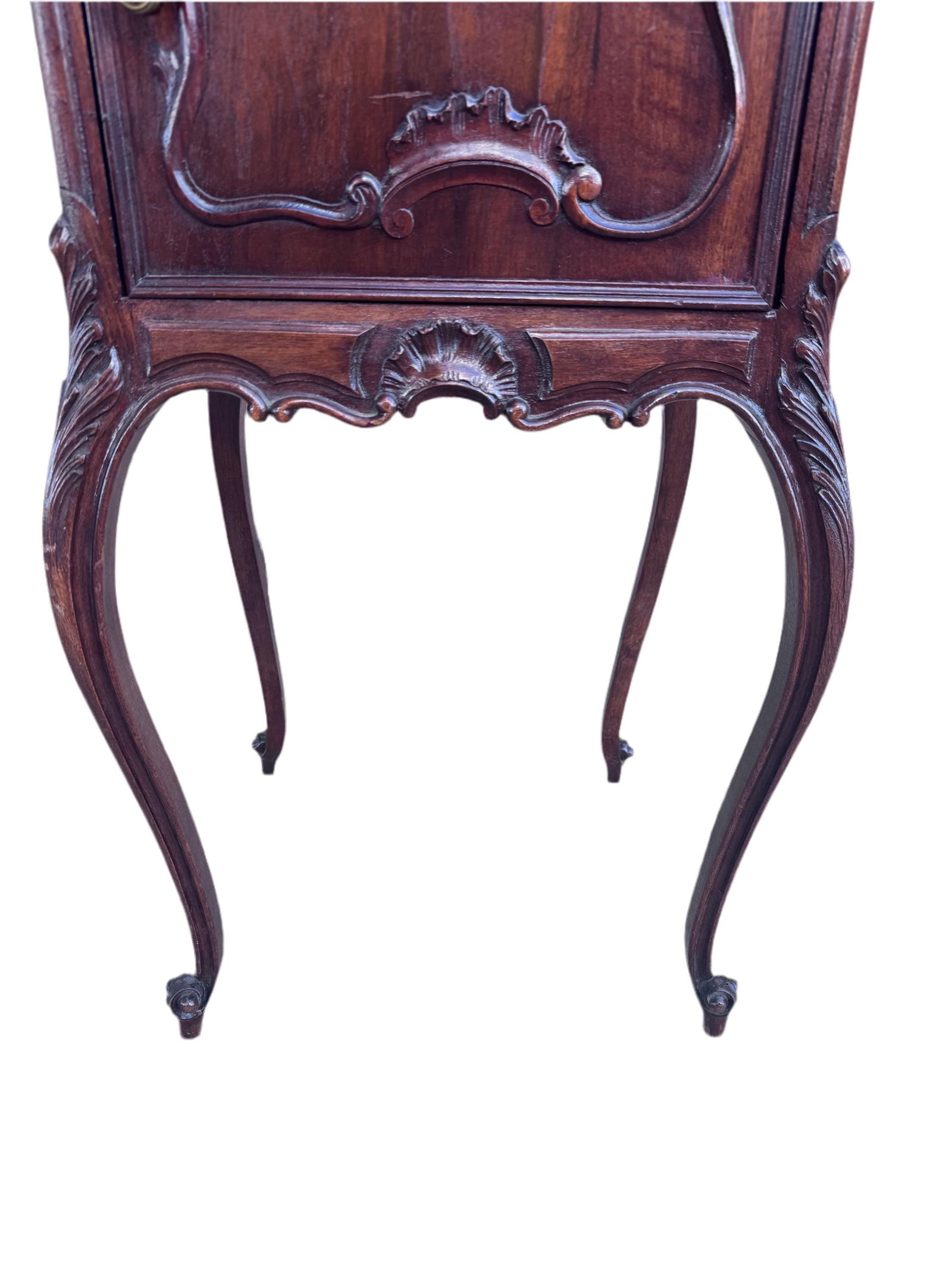 Antique French Louis XV Style Humidor Smoking Storage Table - 8