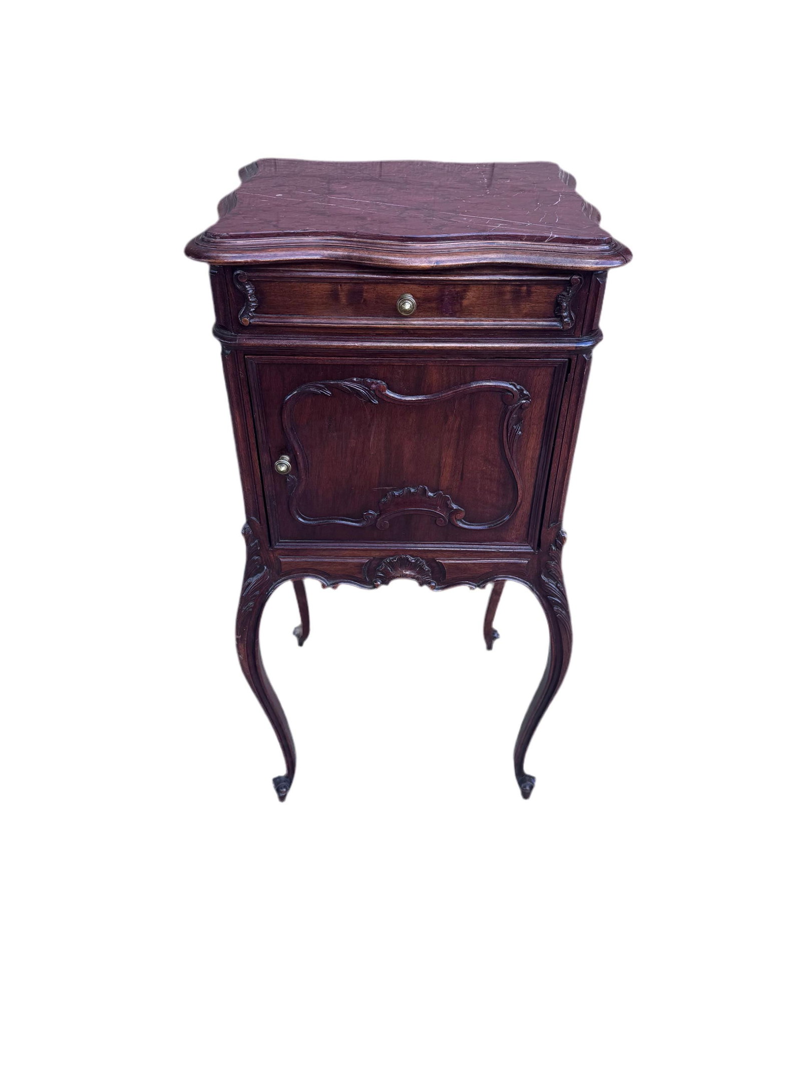 Antique French Louis XV Style Humidor Smoking Storage Table - 9