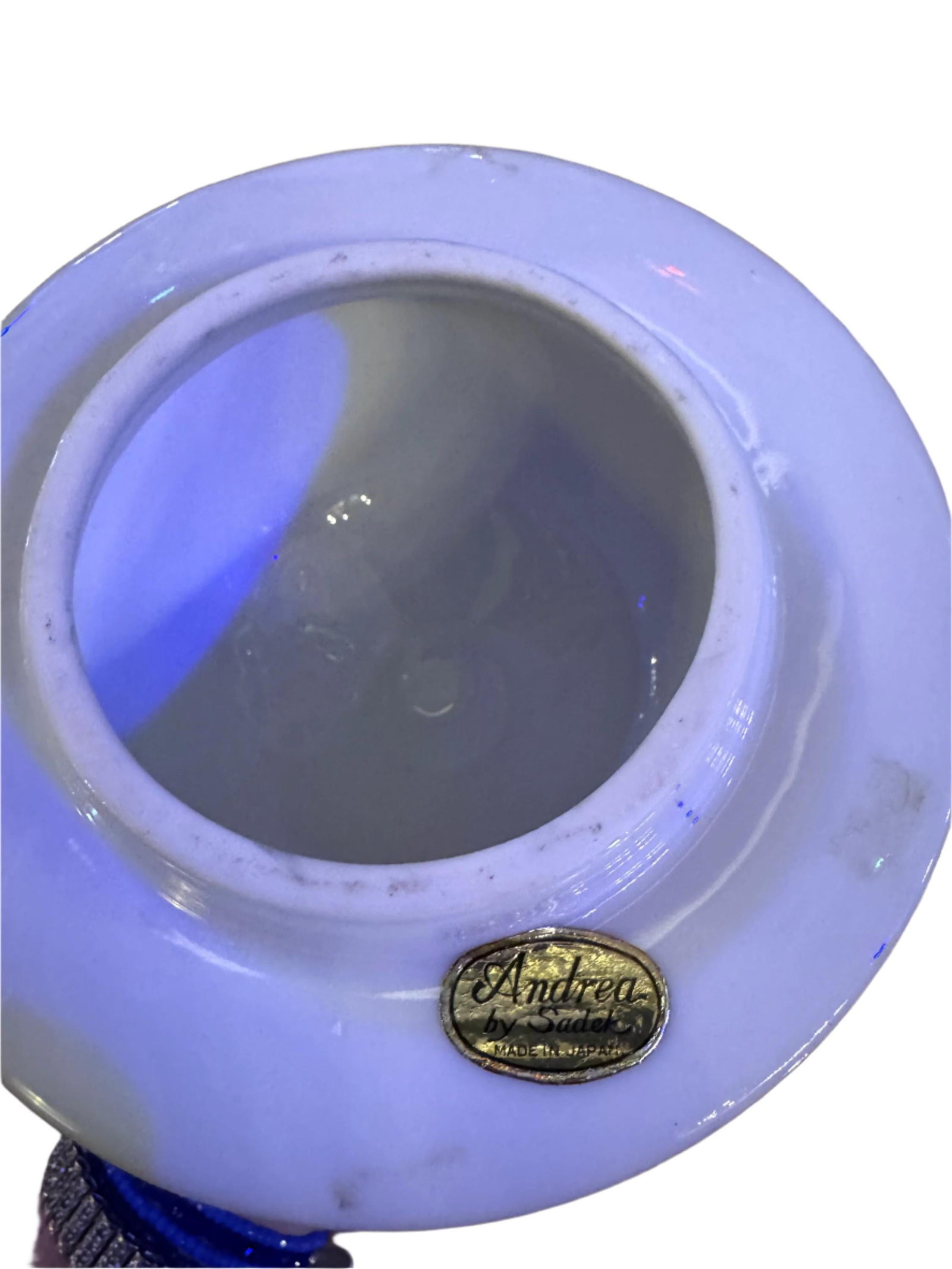 Vintage Andrea by Sadek Porcelain Japanese Lidded Chinoiserie Ginger Jar Vase - 5