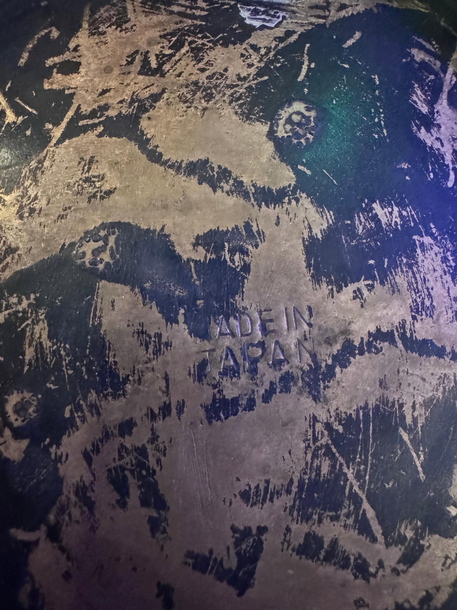 Antique Japanese Bronze Cloisonné/Champleve Vase - 4