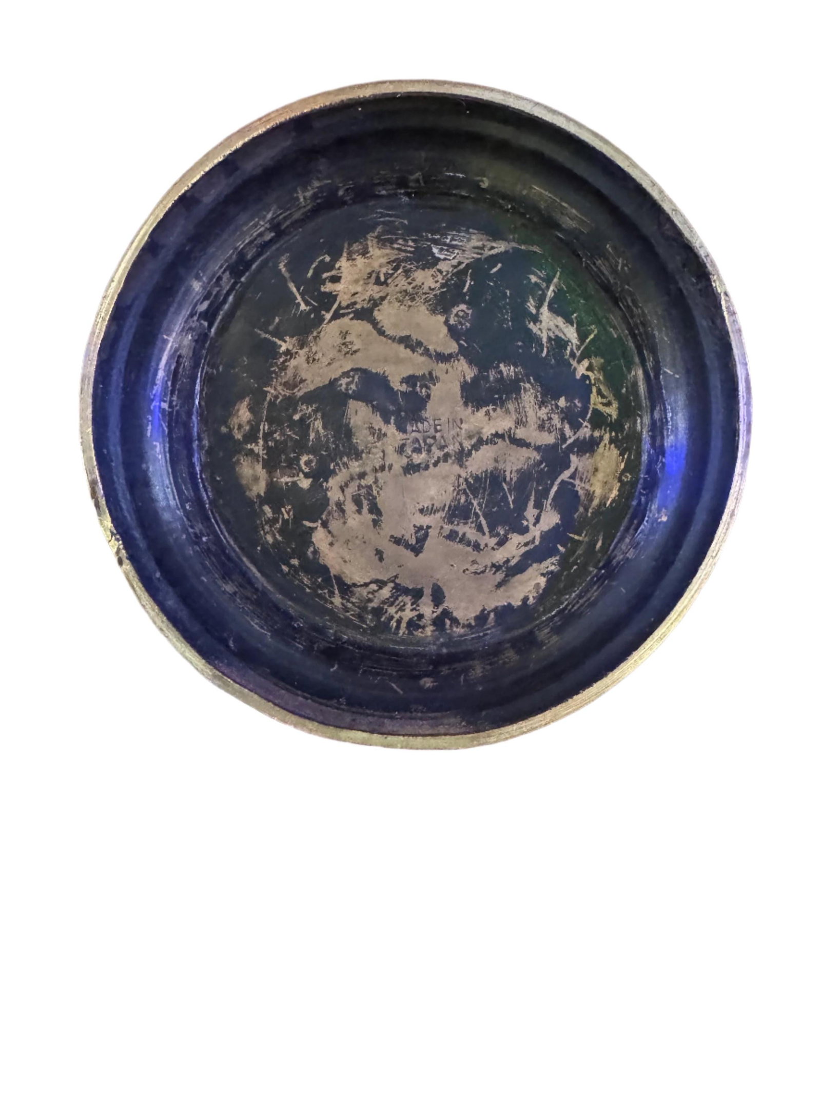 Antique Japanese Bronze Cloisonné/Champleve Vase - 5