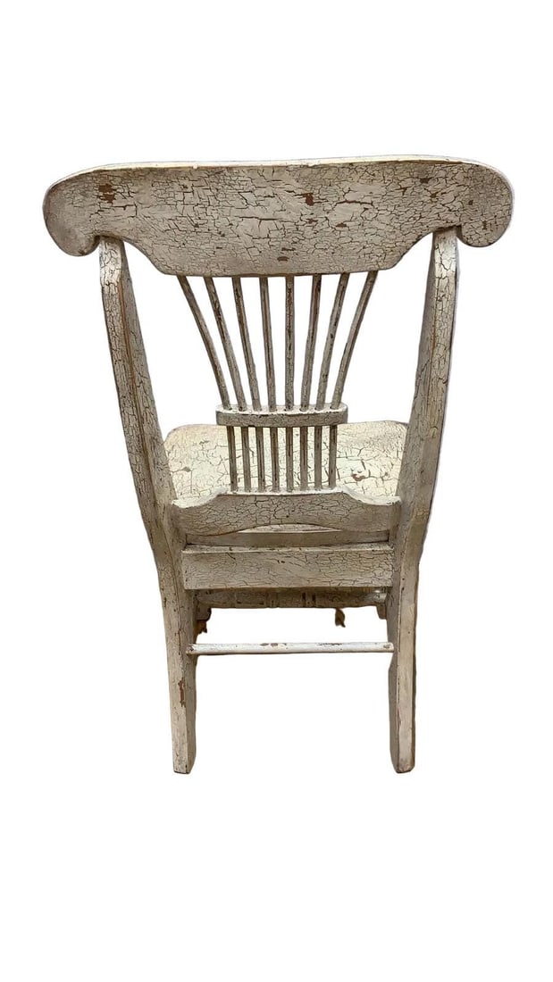 Vintage Farmhouse Style Distressed Dining Chairs - Set of 5 - 7