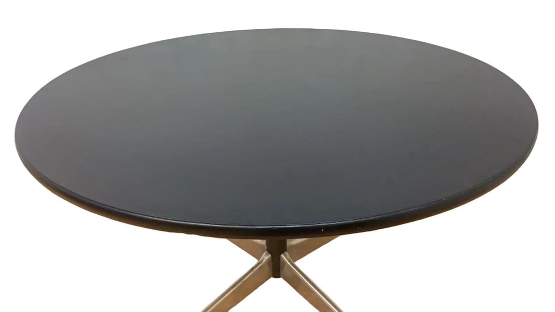 MCM Eames Group Herman Miller Black Laminate Table - 4