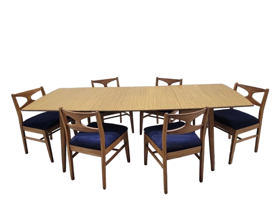 MCM Drop Leaf Dining Table and 6 Chairs by Broyhill Brasilia (1 of 8)