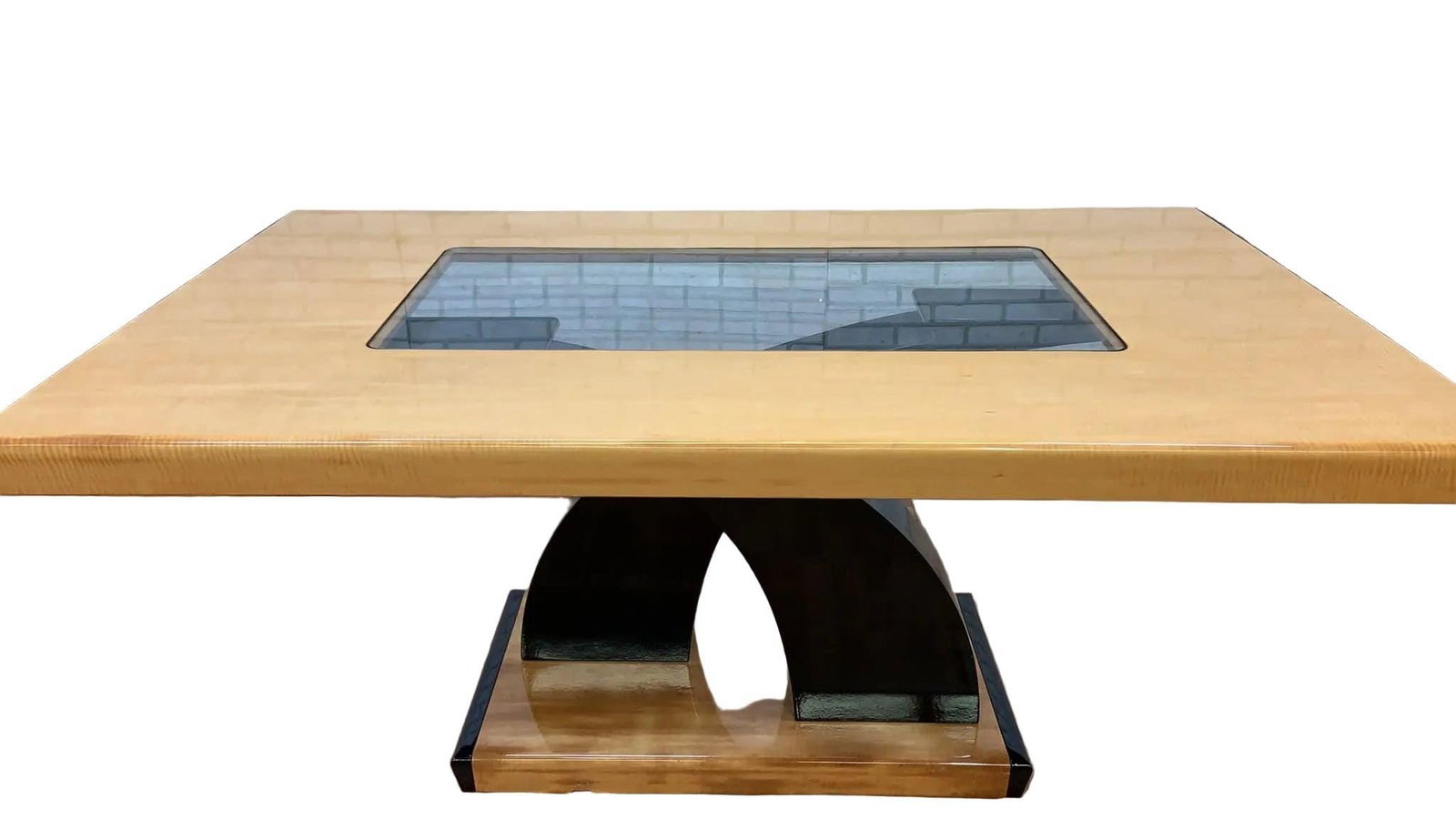 Italian Art Deco Extending Dining Table with 6 Dining Chairs - 5