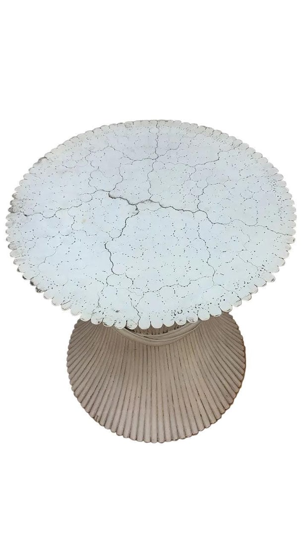 MCM McGuire White Cane 6 Piece Dining Set - 7