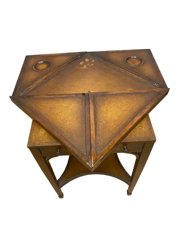 Theodore Alexander Handkerchief Game Table with 2 Chairs - 7