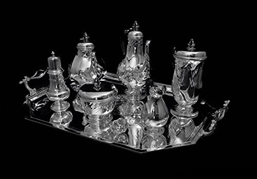 CHRISTOFLE (CARDEILHAC) - 10pc ANTIQUE 950 STERLING SILVER RENAISSANCE TEA / COFFEE SET - 2