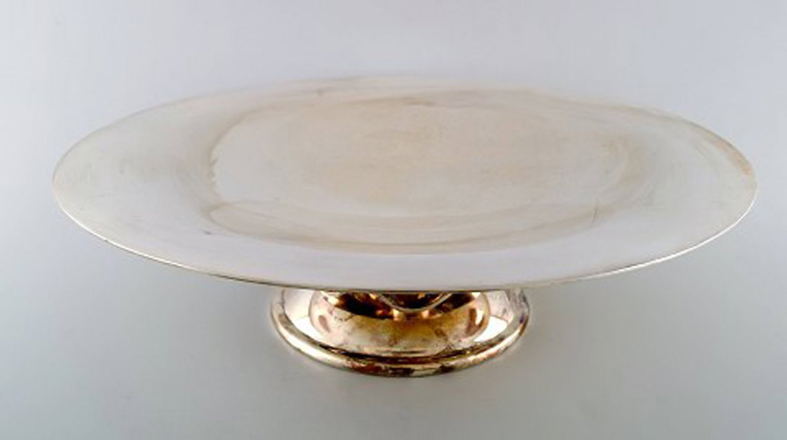 Large Art Deco centerpiece, silver plated, designed by Christian Fjerdingstad for Christofle. - 2