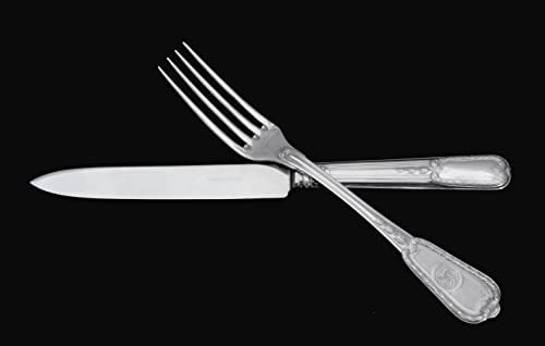 CHRISTOFLE (CADEILHAC) - 44pc 950 STERLING SILVER "STARTER" FLATWARE SET + CHESTS. - 2