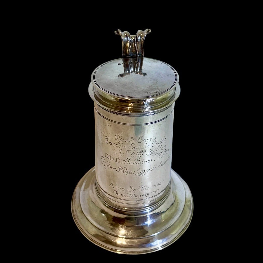 Early 18th Century Antique Queen Anne Britannia Silver Flagon London 1704 John East - 2