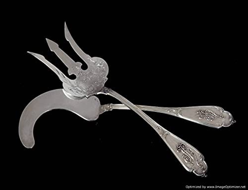 296pc. French Antique Sterling Silver and Vermeil Flatware Set - Excellent Condition !! - 8