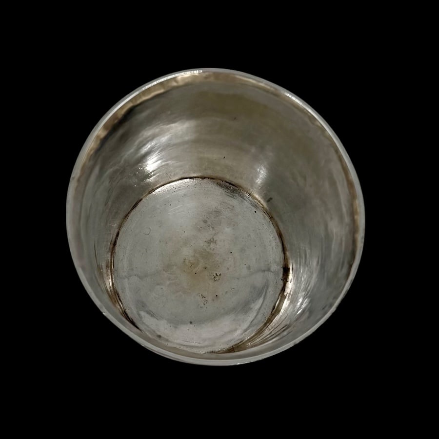 Mid 17th Century Antique Commonwealth Silver Beaker London 1658 Richard Farmer - 5