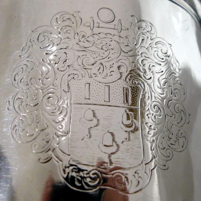 Early 18th Century Antique George I Britannia Silver Lidded Tankard London 1719 Henry Jay - 11