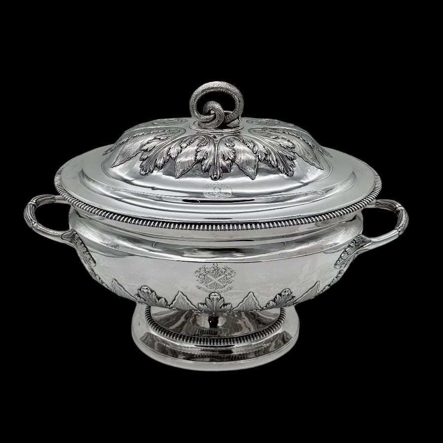 Early 19th Century Antique Silver William IV Large Silver Soup Tureen Edinburgh 1830 J. Mckay & Co - 2