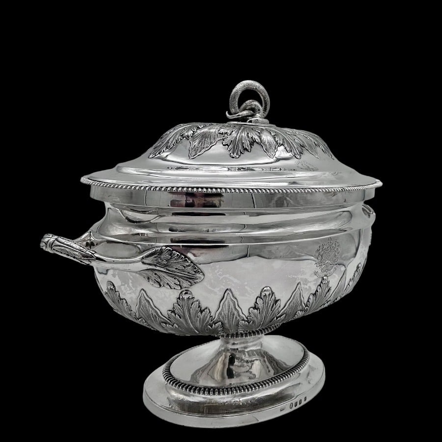 Early 19th Century Antique Silver William IV Large Silver Soup Tureen Edinburgh 1830 J. Mckay & Co - 4