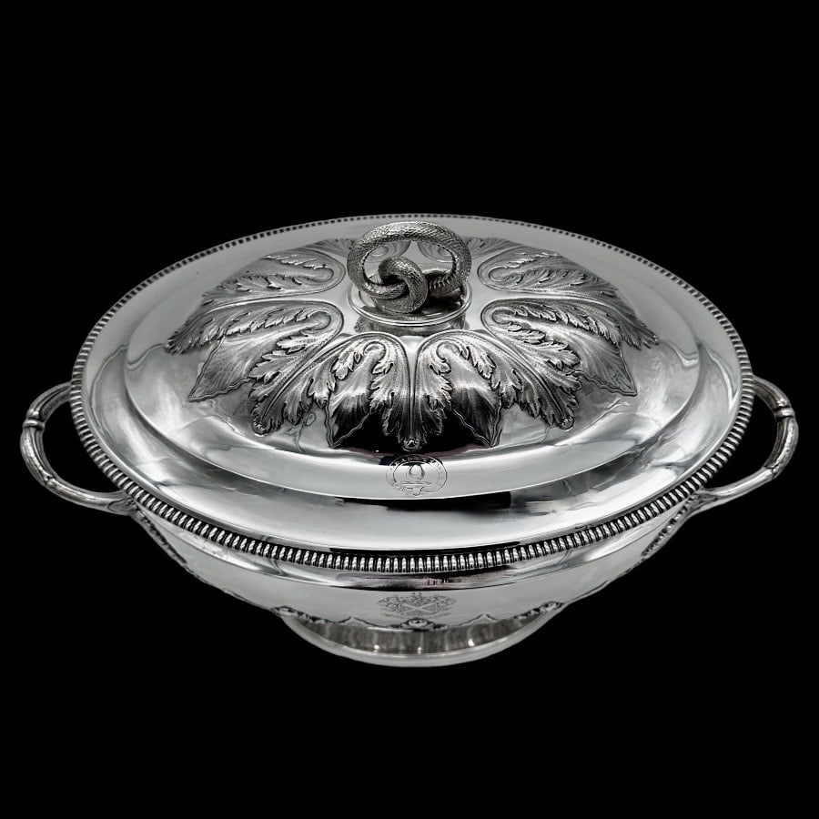 Early 19th Century Antique Silver William IV Large Silver Soup Tureen Edinburgh 1830 J. Mckay & Co - 6
