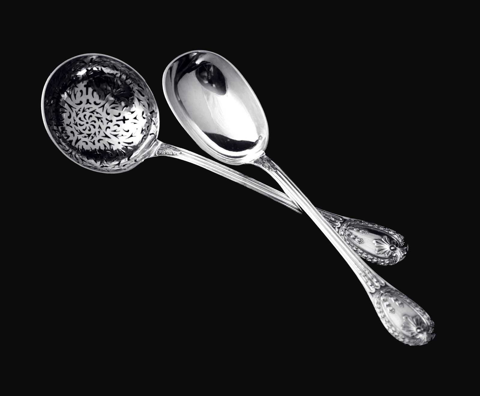 Odiot - 261pc. Antique French 950 Sterling Silver Flatware Set, Louis XVI Model, Service for 24, 15 - 7