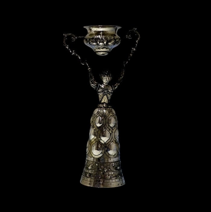 19th Century Antique 800 Standard Silver Wager/Marriage German Circa 1885 - 4