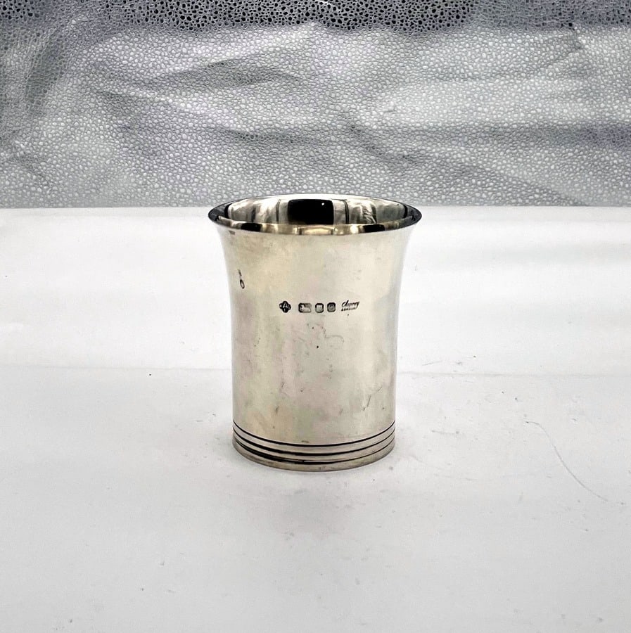 20th Century Modern Sterling Silver Beaker London 1978 Asprey & Co Ltd - 2