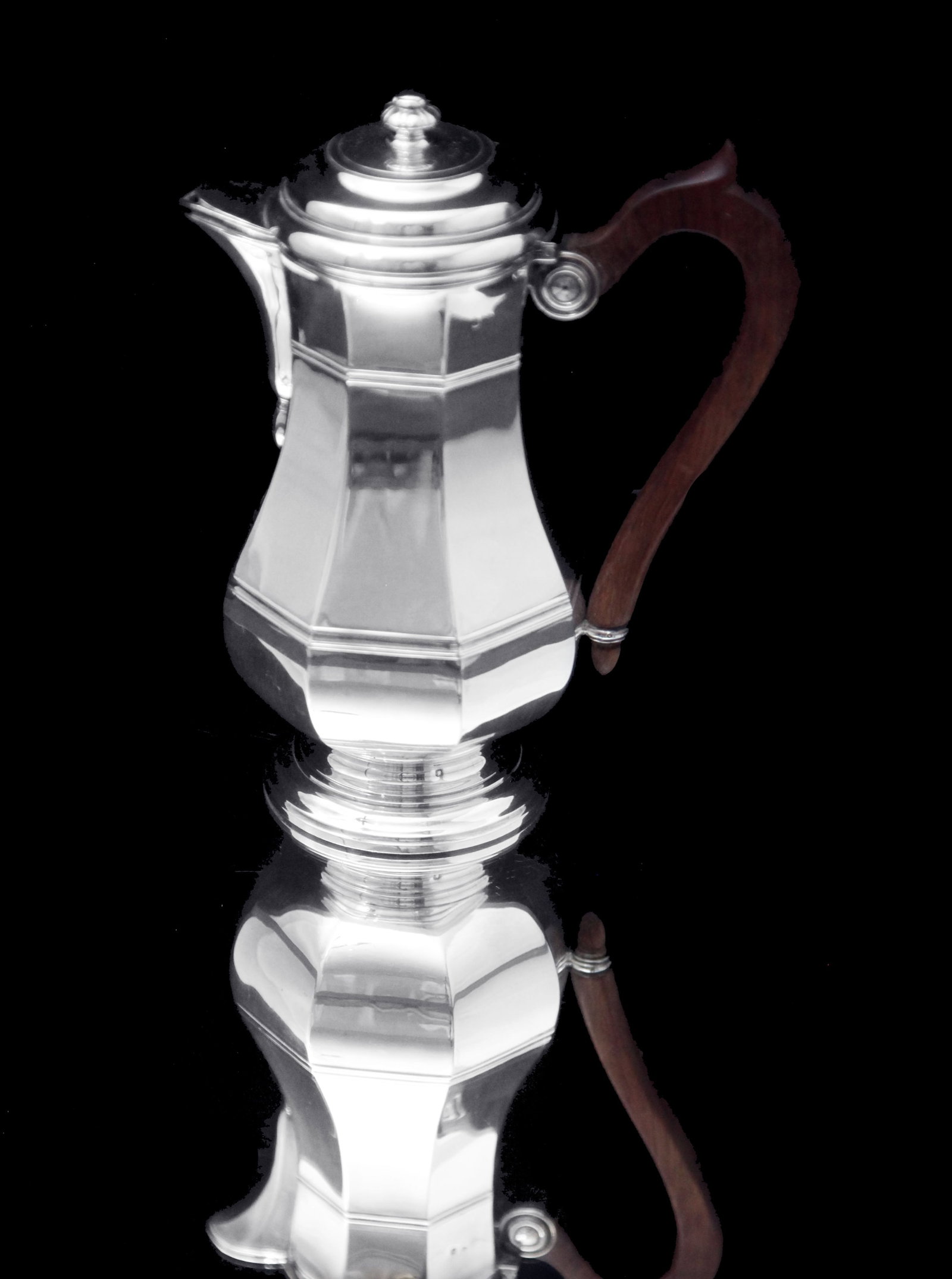 Puiforcat (Hermes) & Christofle: 5pc. Original French Art Deco Sterling Silver Tea Set - MINT ! - 3