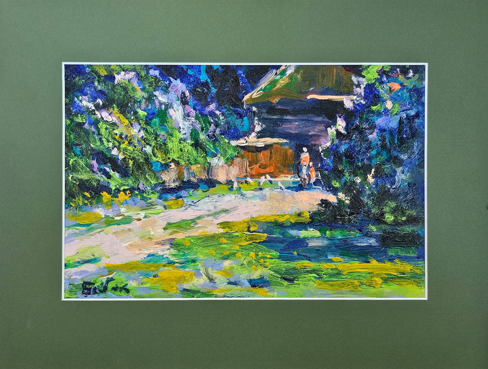 Acrylic landscape Summer has come Vyacheslav Petrovich Babac: Title: Acrylic landscape Summer has come Vyacheslav Petrovich Babac Description: 558BA Painter: Vyacheslav Petrovick Babac Size: 20x30 cm/ 7.87x11.81 inches Components: Acrylic, canvas Original painti