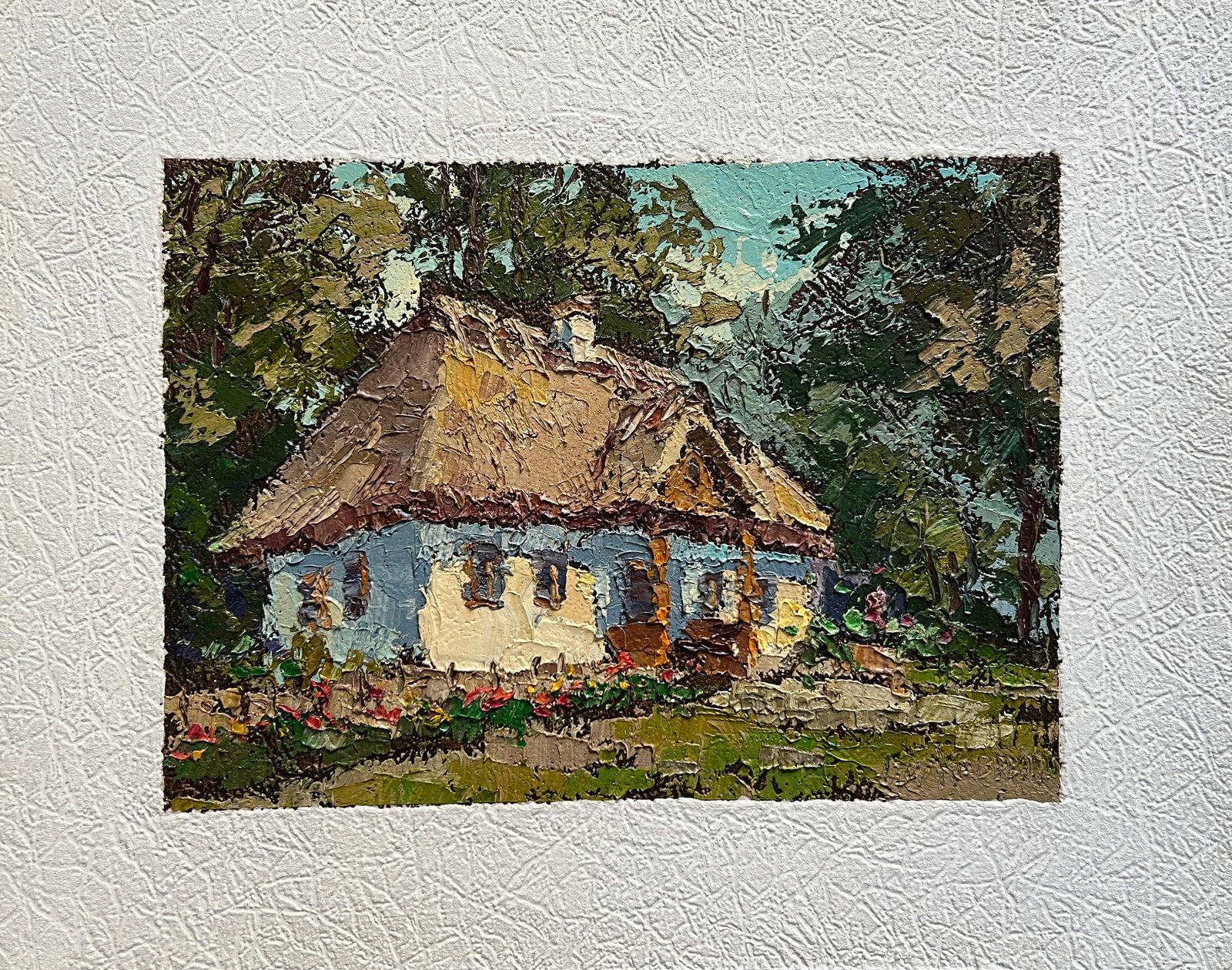 Oil painting Kaniv, Taras's room K. Leonid: Title: Oil painting Kaniv, Taras's room K. Leonid Description: 856KK Painter: K. Leonid Size: 40x50 cm/15.75x19.68 inches Components: oil, vinyl, fiberboard Original painting CONDITION: exellent ERA:2