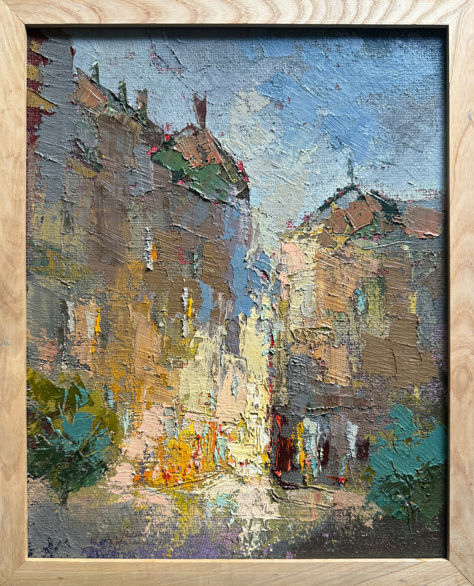 Oil painting with frame In the evening K. Leonid (1 of 11)