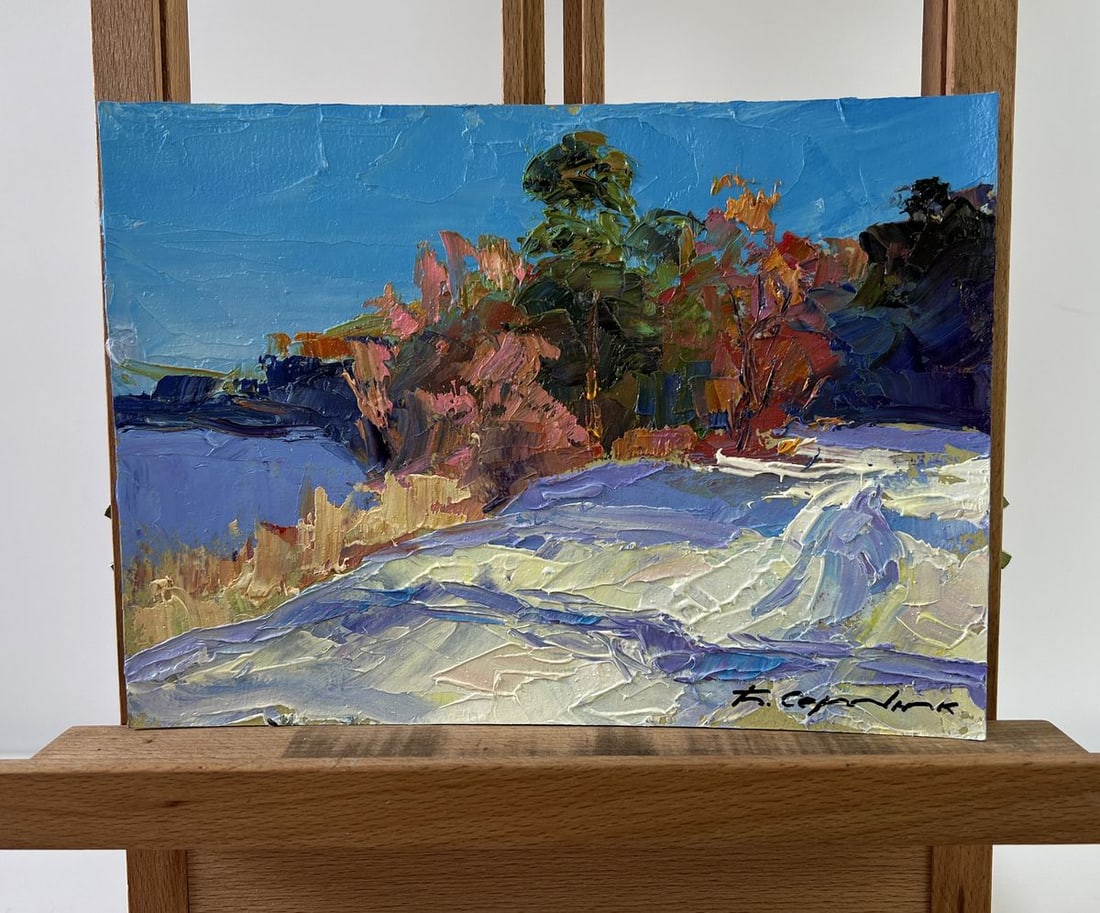 Oil painting Snow under the sun Boris Serdyuk (1 of 8)