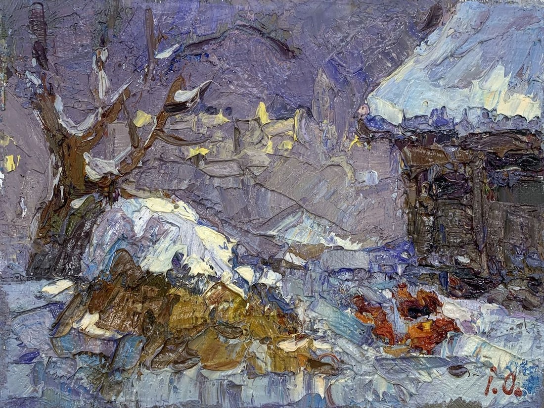 Oil painting Evening Kalenyuk Oksana (1 of 12)