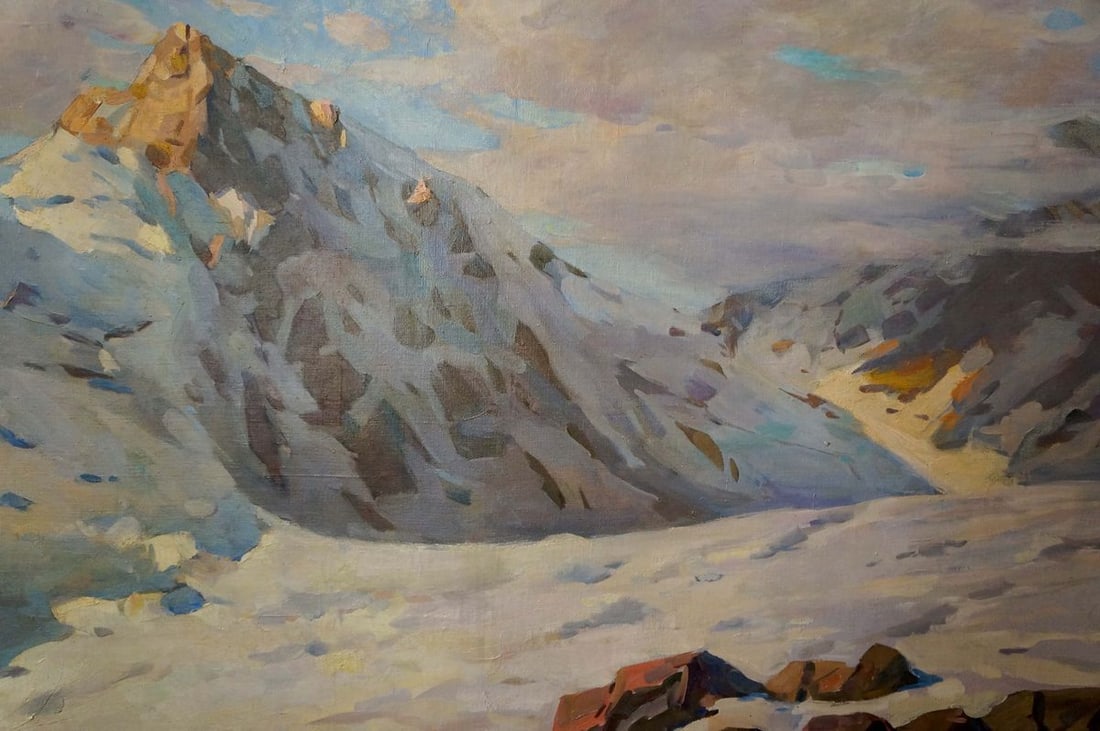 Oil painting Sevets Victor Stepanovich Mountain landscape - 6