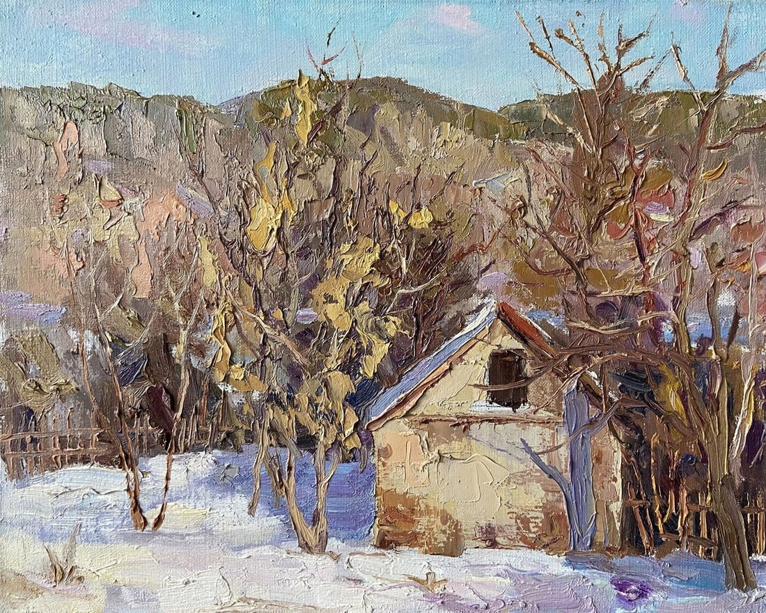 Oil painting Frost Kapotenko Ivan Ivanovich (1 of 8)