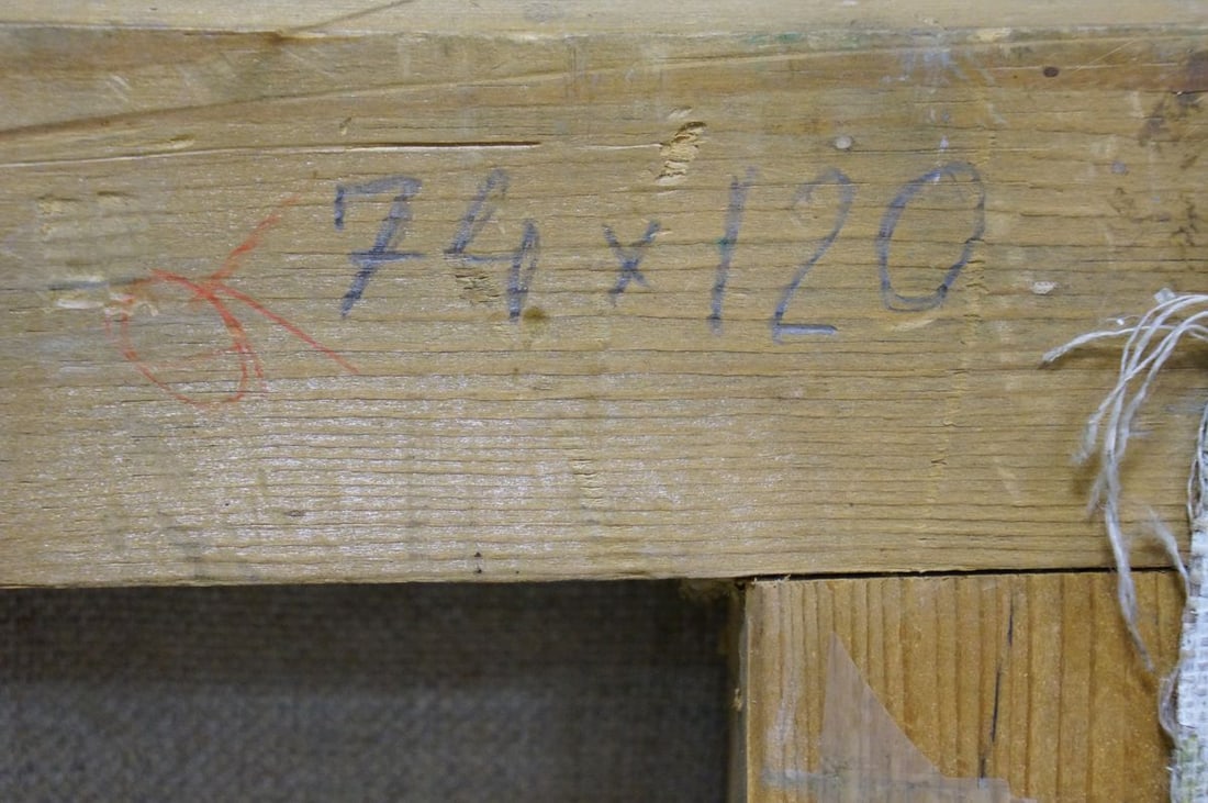 Oil painting Frozen field Gerus Boris Stepanovich - 8