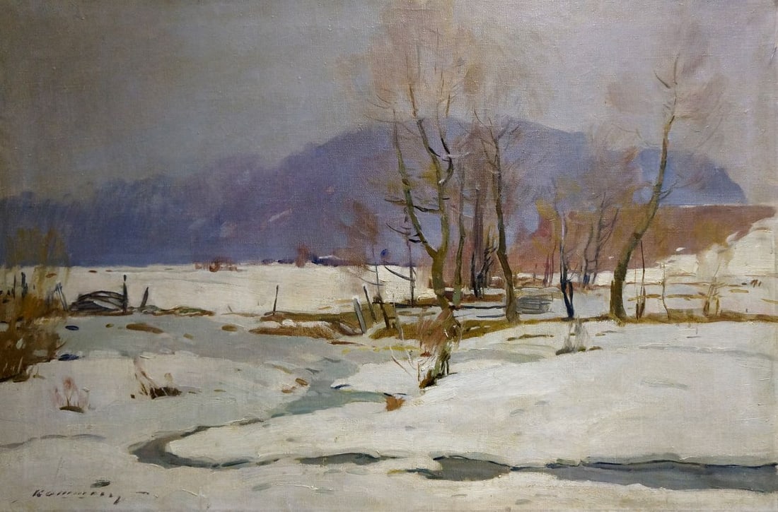 Oil painting Gray day Kashshay Anton Mikhailovich (1 of 10)