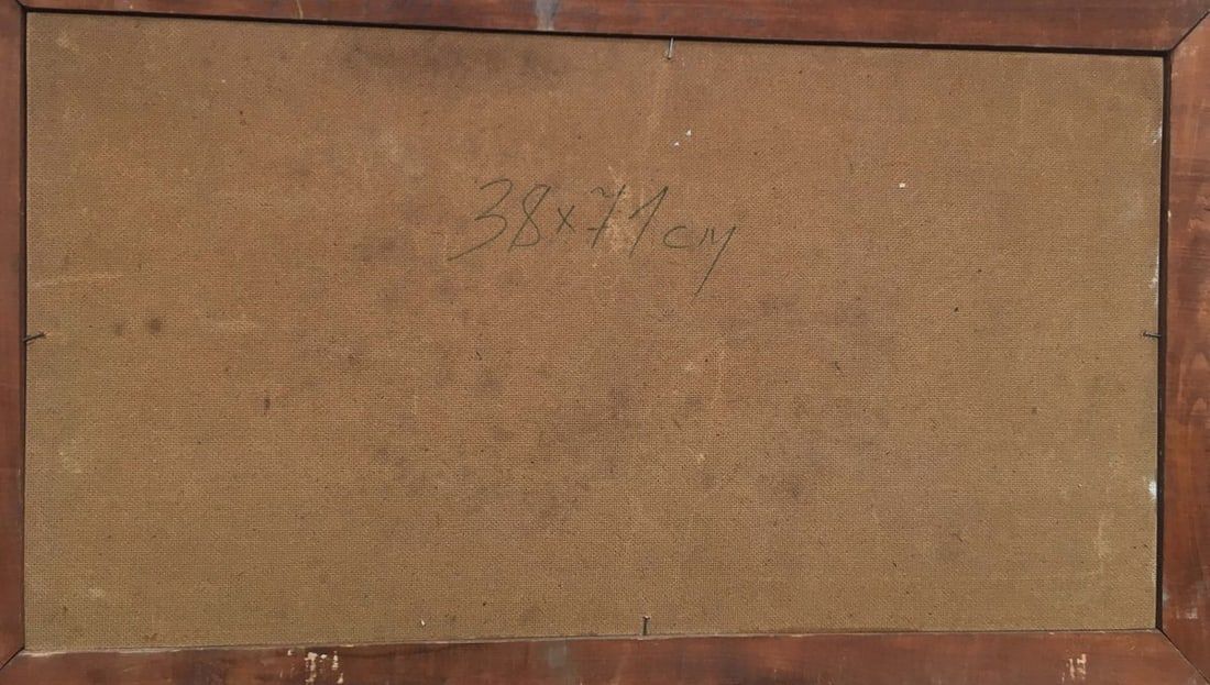 Winter landscape oil painting - 8