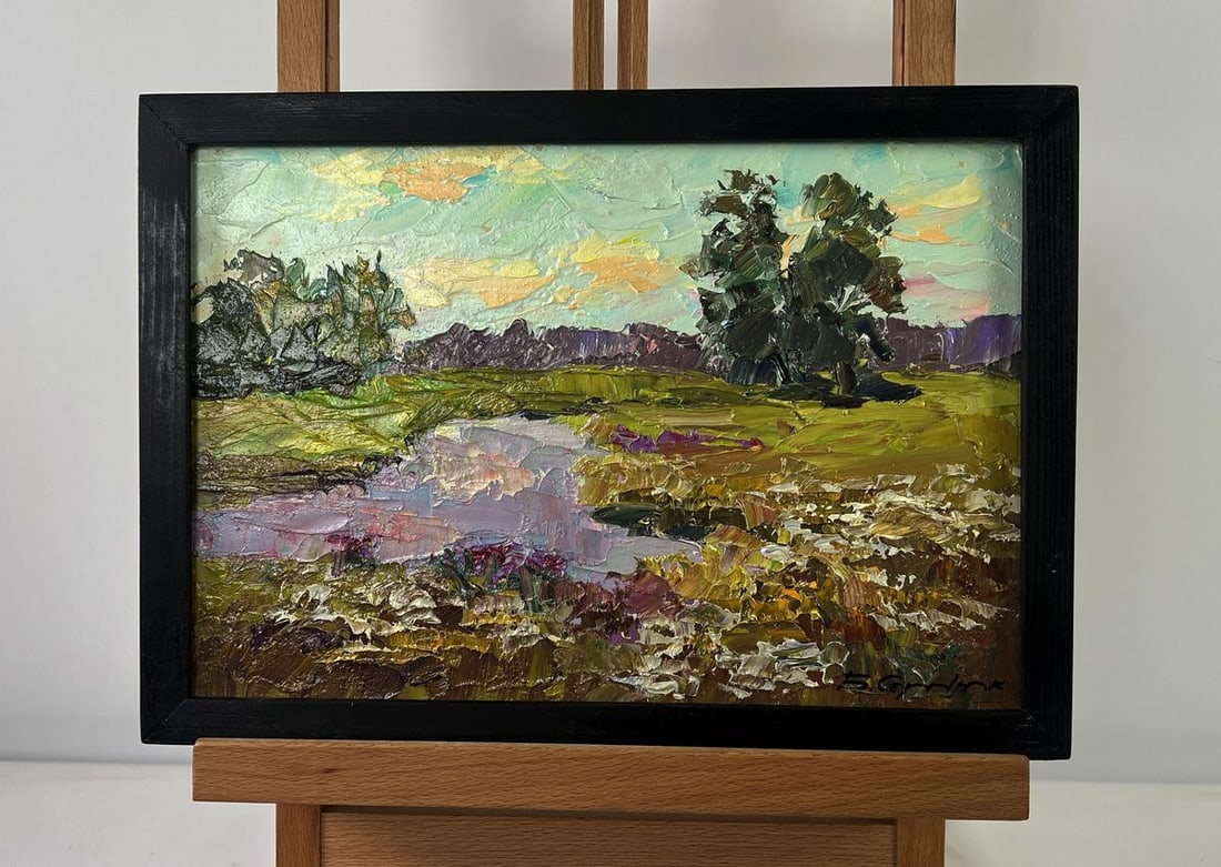 Oil painting Sunny days and boundless joy of nature Boris Serdyuk (1 of 9)