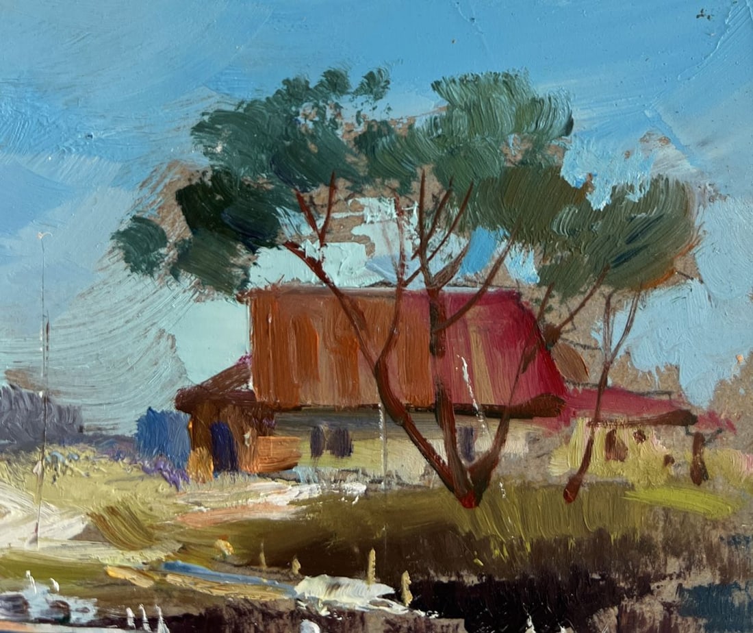 Oil painting Sailboats on the shore Yuriy Suprunchuk - 4