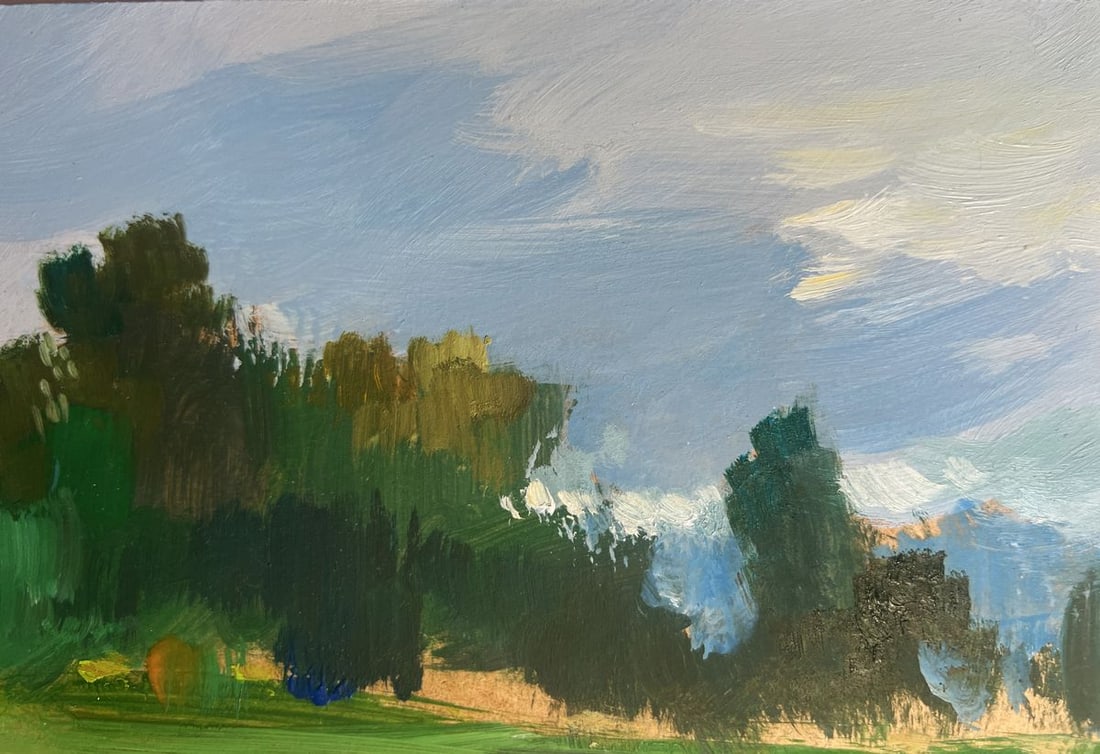 Oil painting Warm weather for fishing Yuriy Suprunchuk - 5